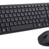 DELL KM555/ Německá/ bezdrátová tichá klávesnice + myš/ USB/ černá