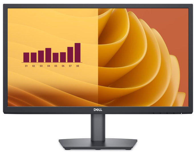 DELL E2225H/ 22" LED/ 16:9/ 1920x1080/ 5ms/ 3000:1/ DP/ VGA/ černý/ 3Y Basic on-site